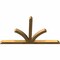 Ekena Millwork Richland Rough Sawn Timber Gable Bracket, Western Red Cedar, 84"W x 49"H x 4"D x 4"F, 14/12 Pitch GBW084X49X0404RIC00RWR - alternate 5
